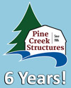 Pine Creek Structures storage sheds features and benefits - 6-year top-to-bottom warranty