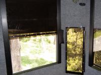 Interior of Windows in Hunting Blind