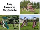 Busy Basecamp Play Sets - Swing Sets