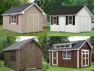Custom Order a Cape Cod style storage shed from Pine Creek Structures of Elizabethtown