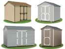 Custom Order a Madison Series (economy) peak style storage shed from Pine Creek Structures of Elizabethtown